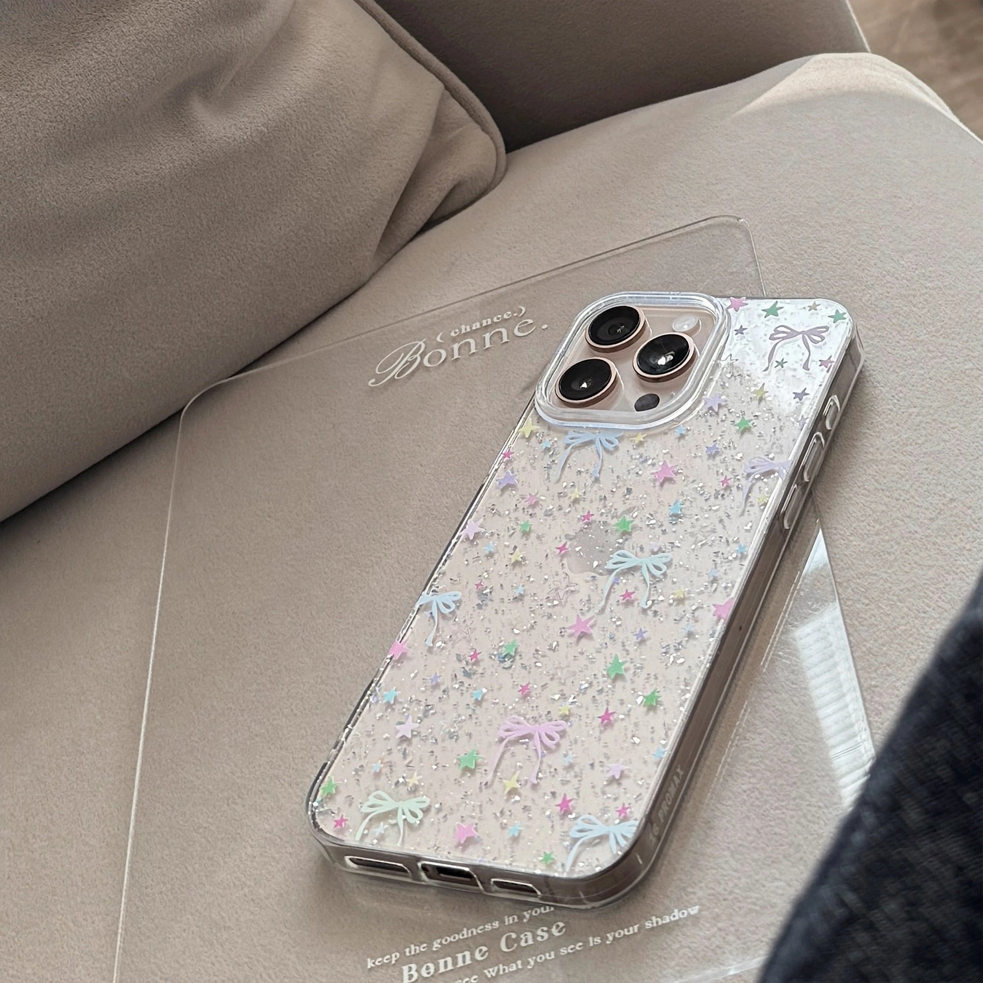 Colorful Stars & Knots - iPhone Case